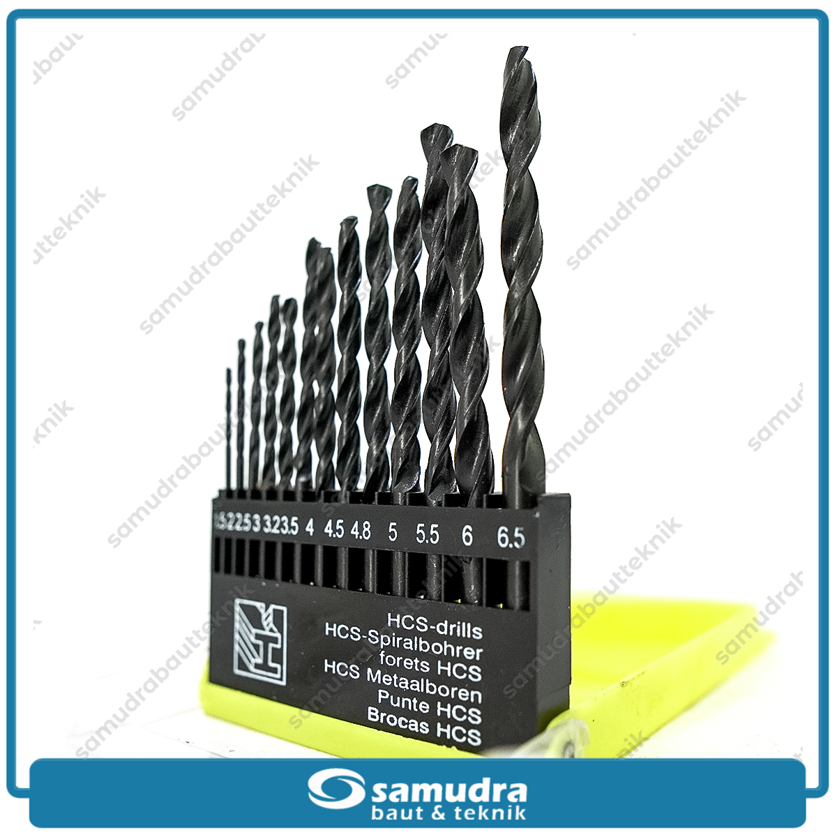 KENMASTER MATA-057 Mata Bor Besi Set 13 pcs (1.5-6.5 mm)