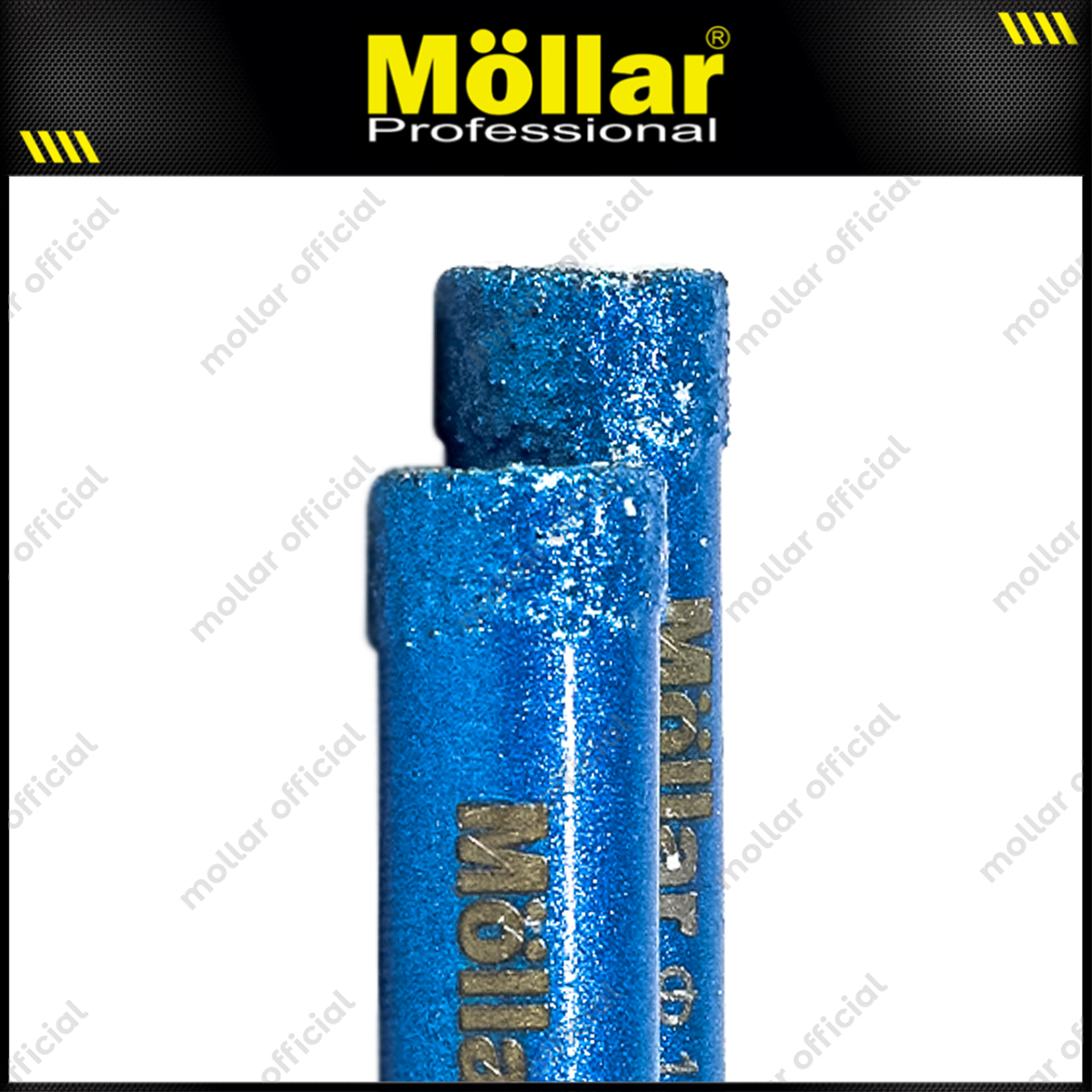 MOLLAR D80990 Mata Bor Granit 10 mm Set 2 pcs / Diamond Core Bit