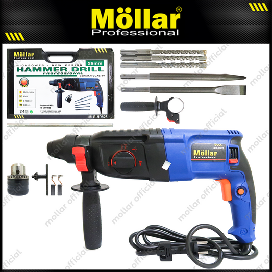 MOLLAR HD826 Mesin Bor Bobok SDS Plus 26 mm / Rotary Hammer