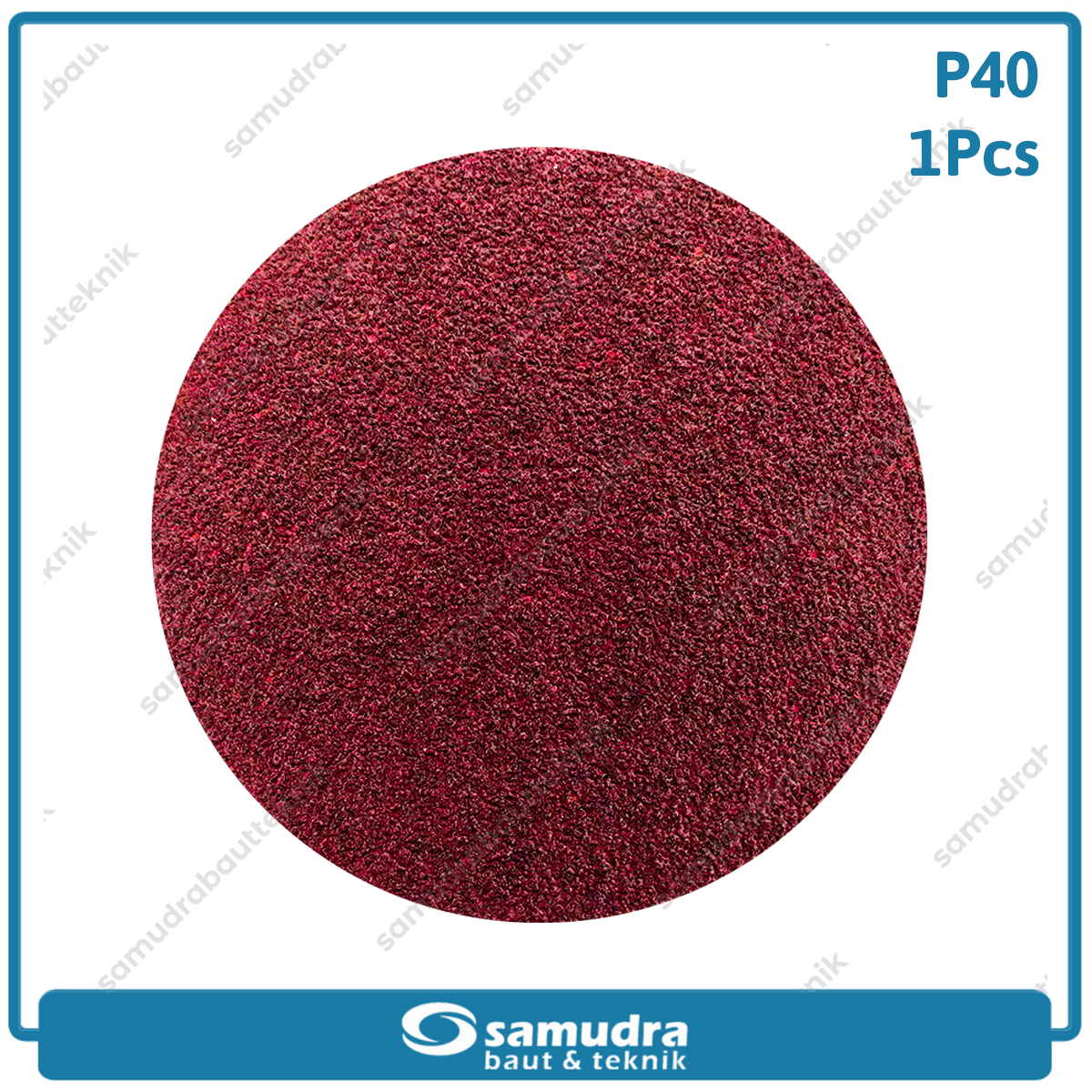 MST MST-YF-VS-404 Amplas Velcro Bulat No. 40 Mesin Gerinda 4"