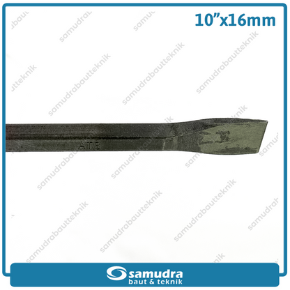 ATS Pahat Beton Gagang Karet Flat 10"