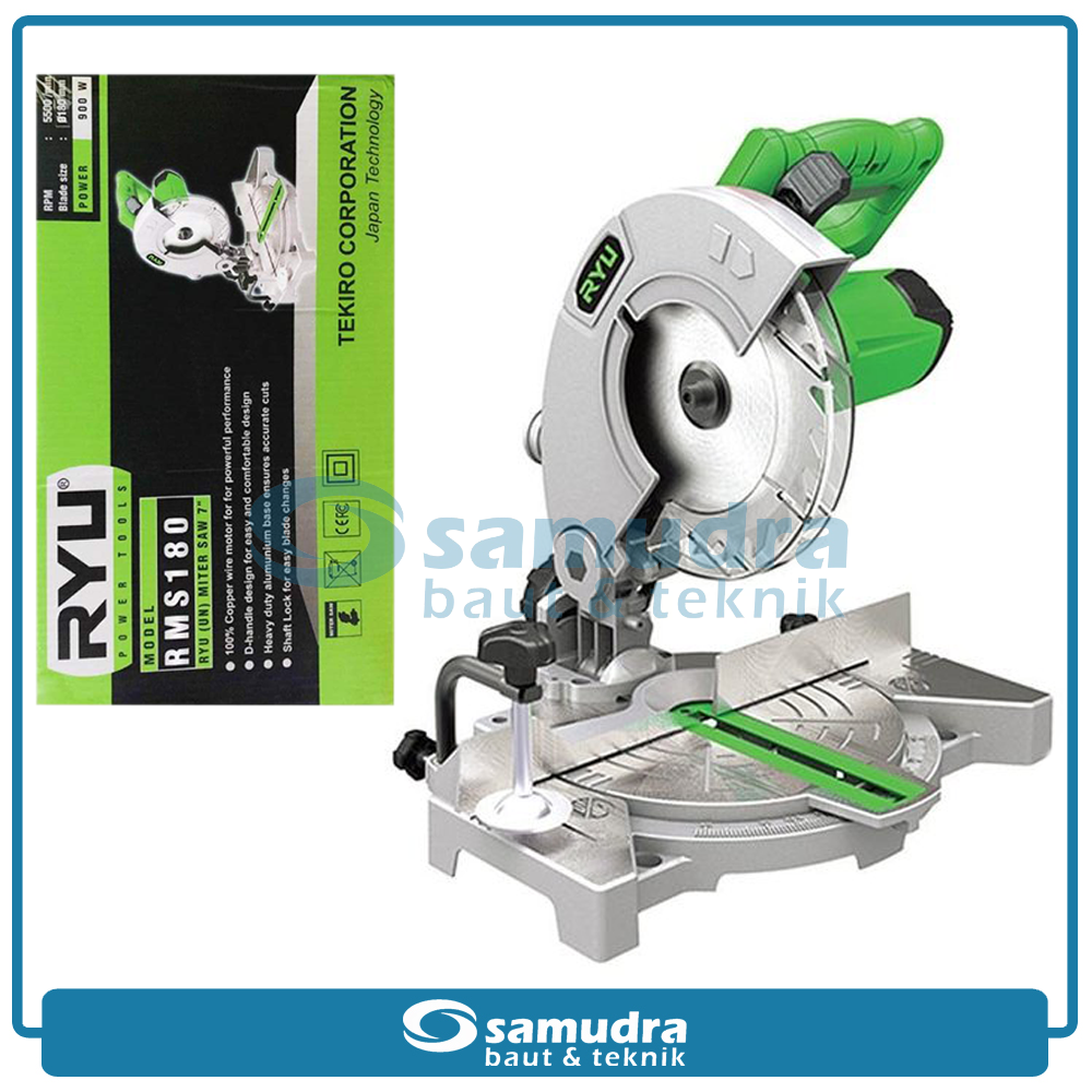 RYU RMS180 Mesin Gergaji Pigura 7" / Miter Saw 7"