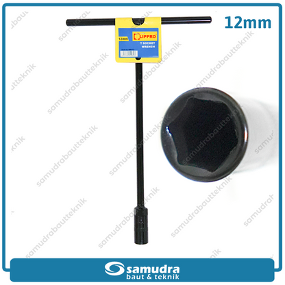 LIPPRO 886-12 Kunci Sok T Hitam 12 mm