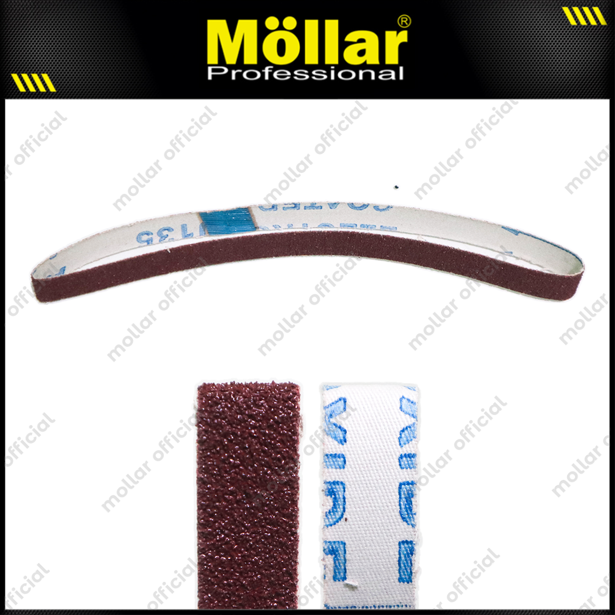 MOLLAR Mata Amplas Belt Sander Mesin Gerinda Susun No. 60