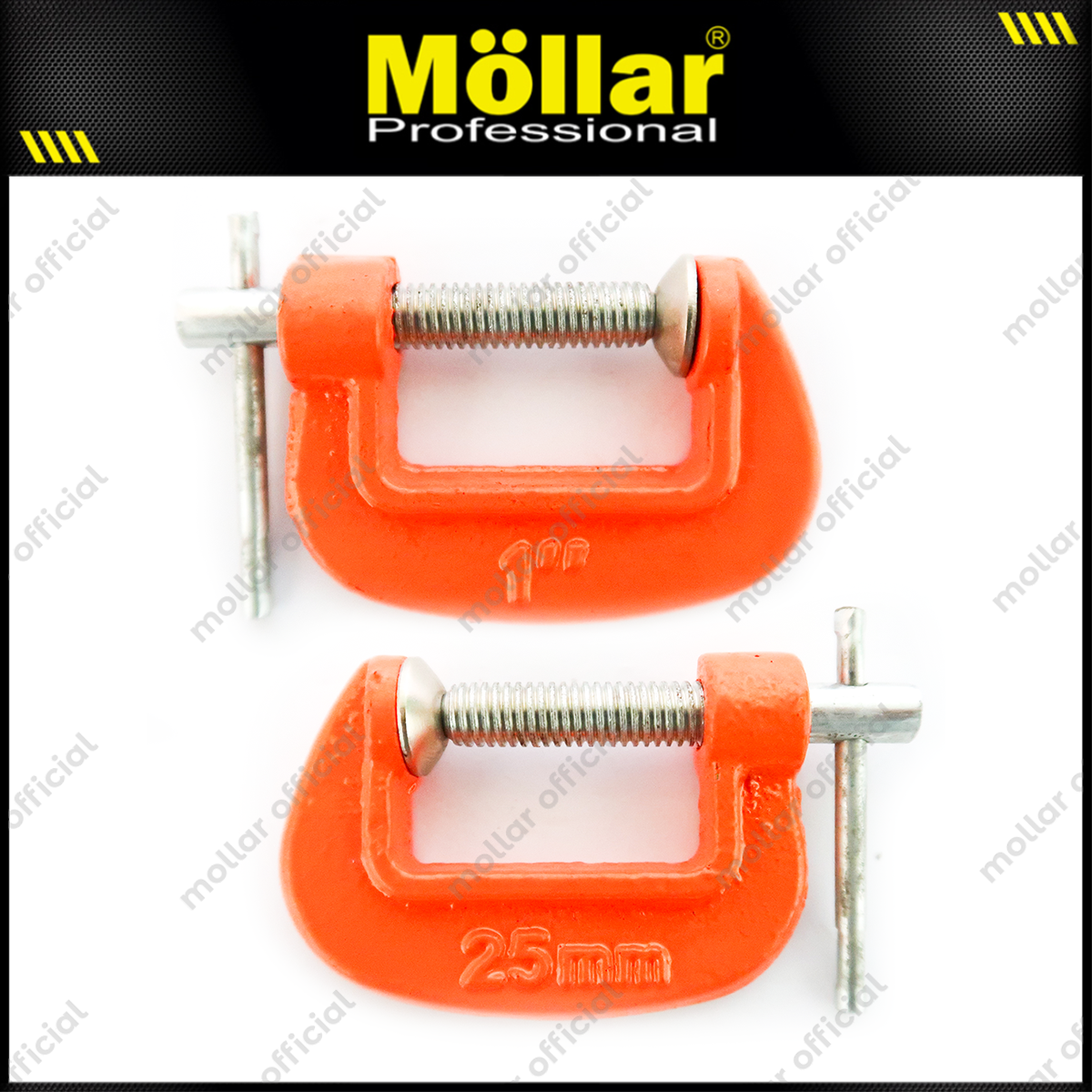 BISON D08860 Klem C Set 3 pcs