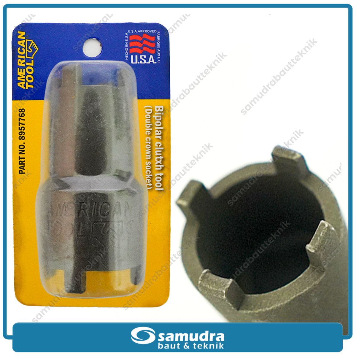 AMERICANTOOL 8957768 Kunci Mahkota Tipe B / Double Crown Socket