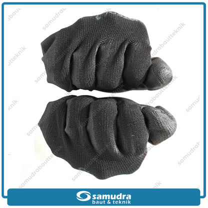 GUNTER SRNG-105 Sarung Tangan Safety PU (L) Hitam Hitam GT-1001