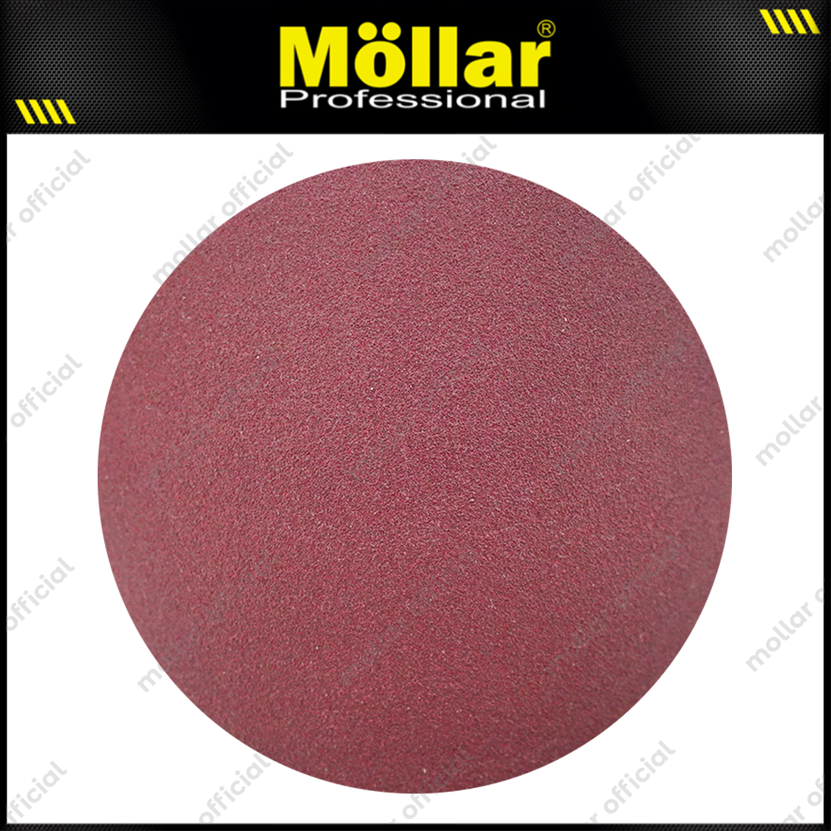 HSS Amplas Bulat No 180 Amplas Velcro Tempel Mata Gerinda 4 Inch - 100 Pcs