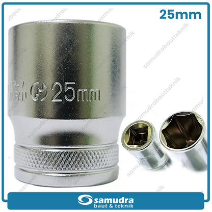 LIPPRO 3101M-25 Mata Sok 1/2" 6PT 25 mm