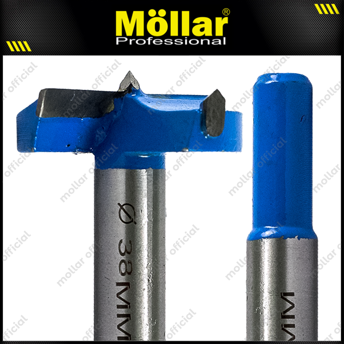 BISON D80981 Mata Bor Kayu Engsel Sendok 38 mm / Forstner Bit