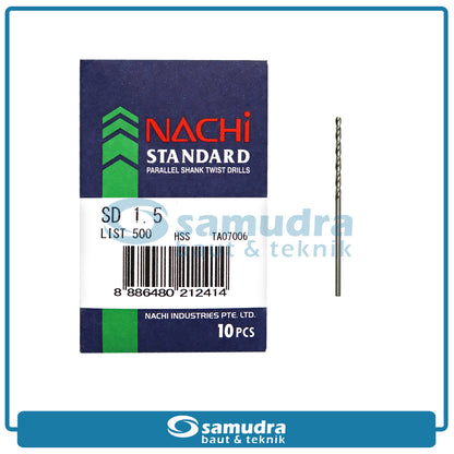 NACHI D500 Mata Bor Besi HSS 1.5 mm