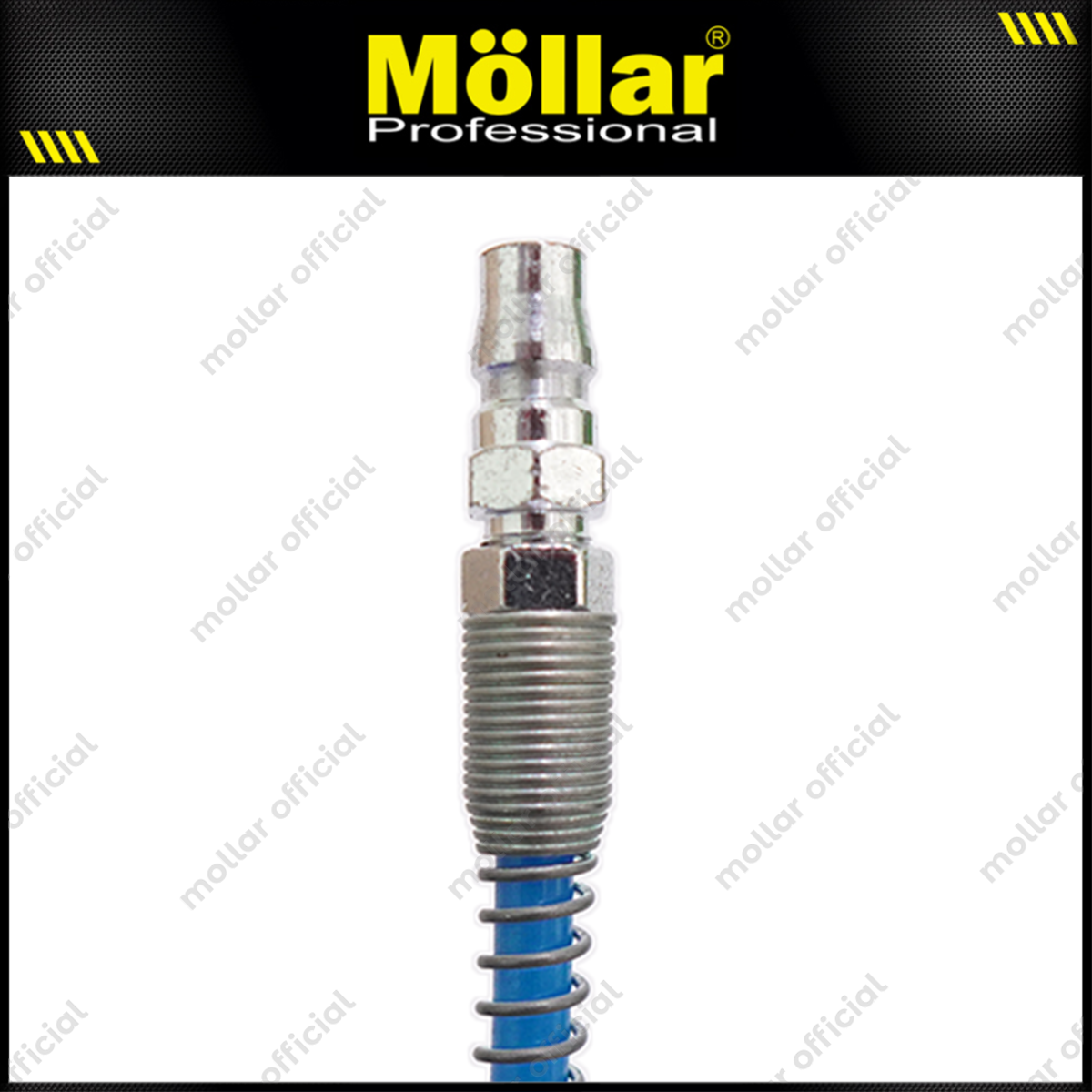 MOLLAR Selang Spiral 6 meter Biru 8 x 5 mm / Selang Recoil