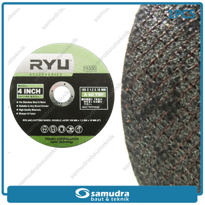 RYU AC-CW014 Mata Gerinda Potong Besi 4" / Cutting Wheel