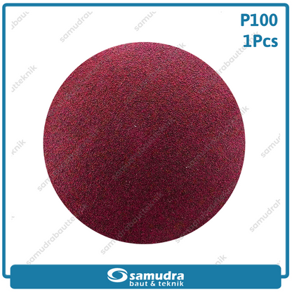 MST MST-YF-VS-410 Amplas Velcro Bulat No. 100 Mesin Gerinda 4"