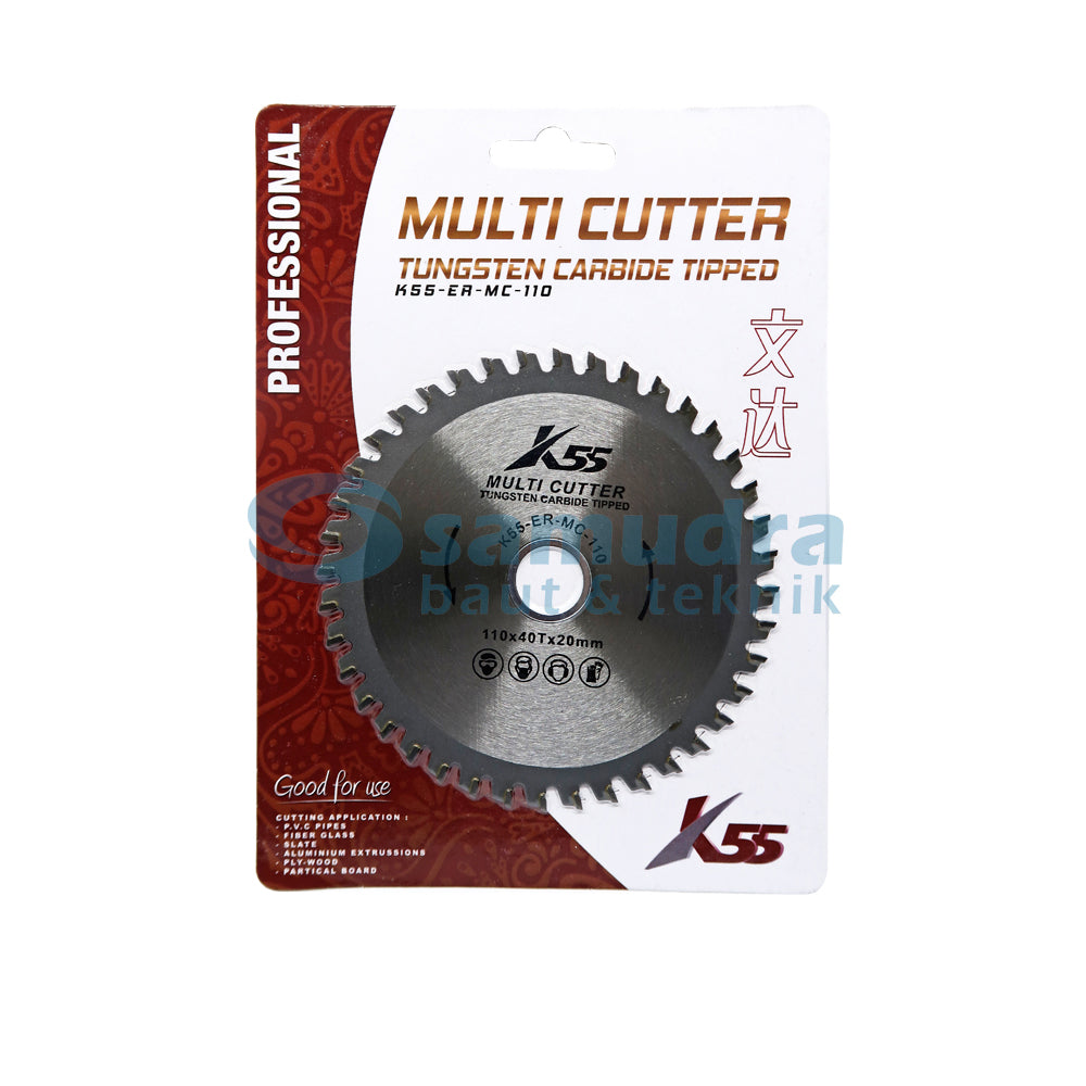 K55 K55-ER-MC-110 Mata Gerinda Potong Multi 4"x40T / Multi Cutter