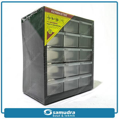 KENMASTER RAK-017 Rak Susun 15 pcs / Rak Drawer 15 Slot
