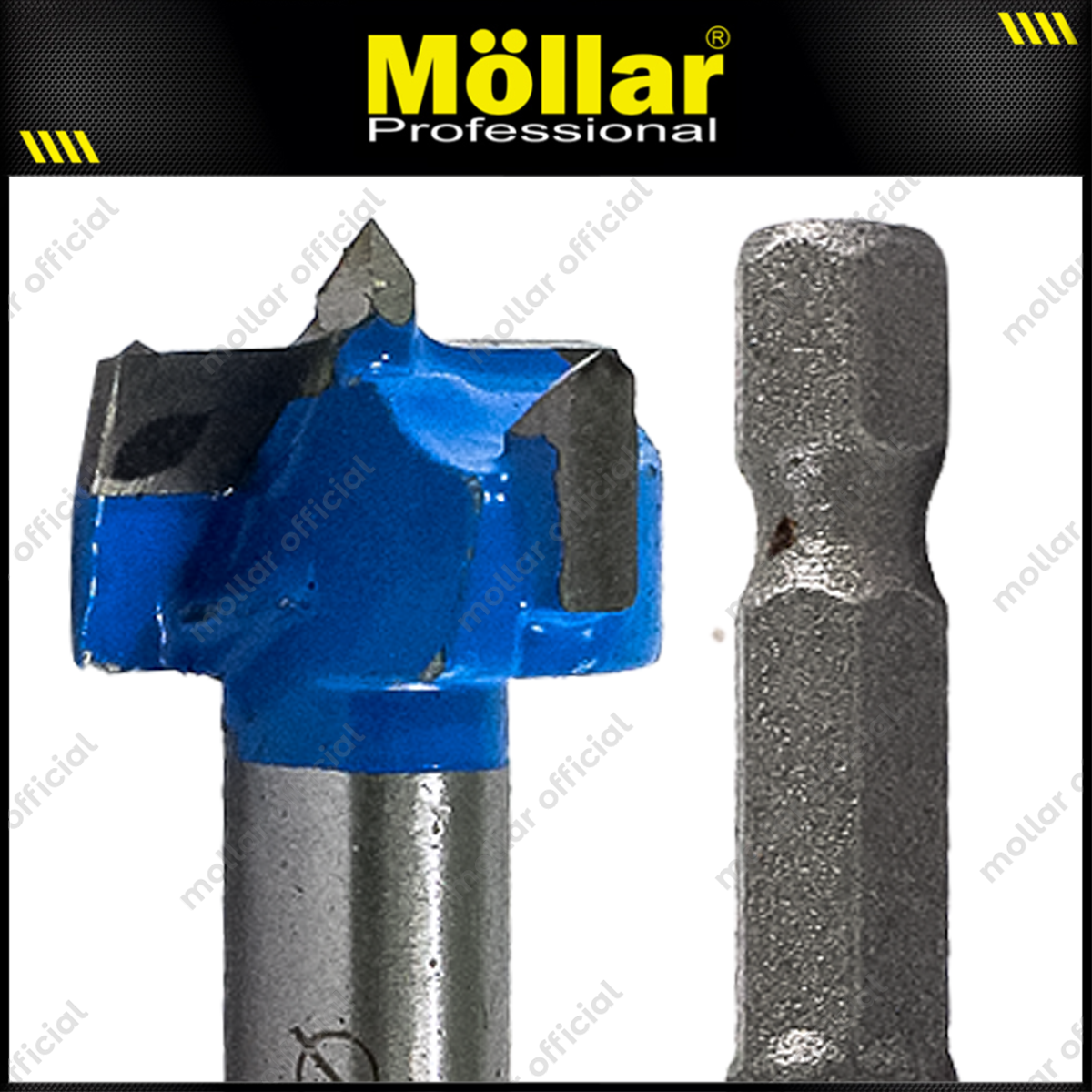 BISON D80981 Mata Bor Kayu Engsel Sendok 20 mm / Forstner Bit