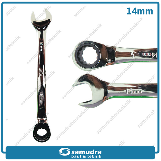ATS Kunci Ring Pas Ratchet 14 mm