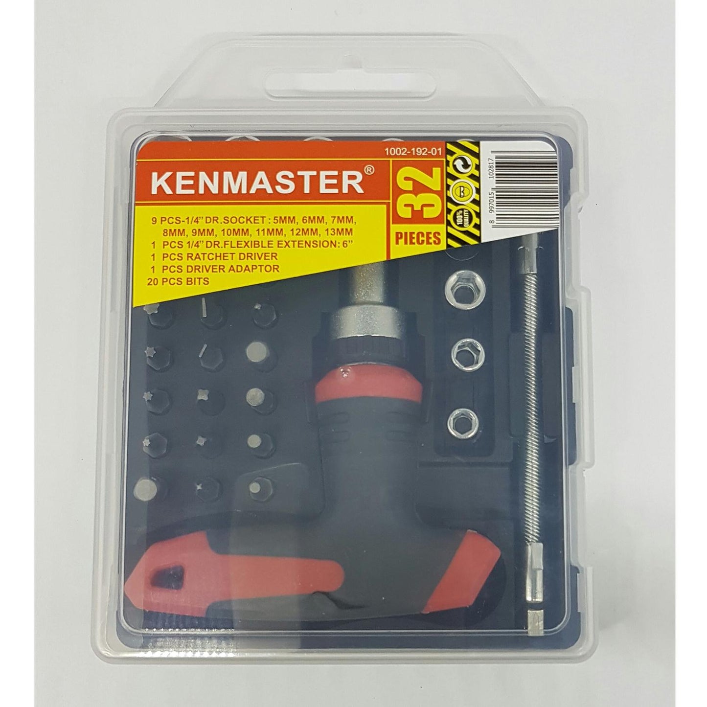KENMASTER KCSO-101 Kunci Sok Set 32 pcs Box Plastik