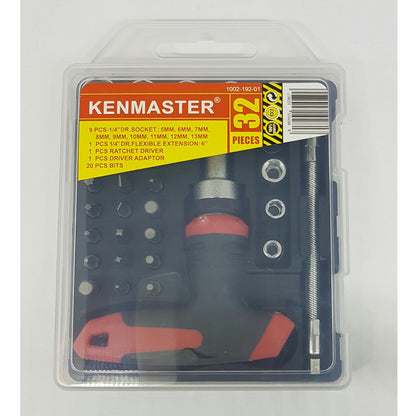 KENMASTER KCSO-101 Kunci Sok Set 32 pcs Box Plastik