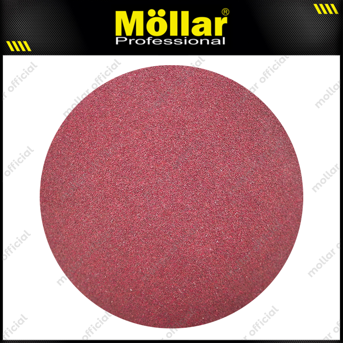 HSS Amplas Bulat No 150 Amplas Velcro Tempel Mata Gerinda 4 Inch - 50 Pcs