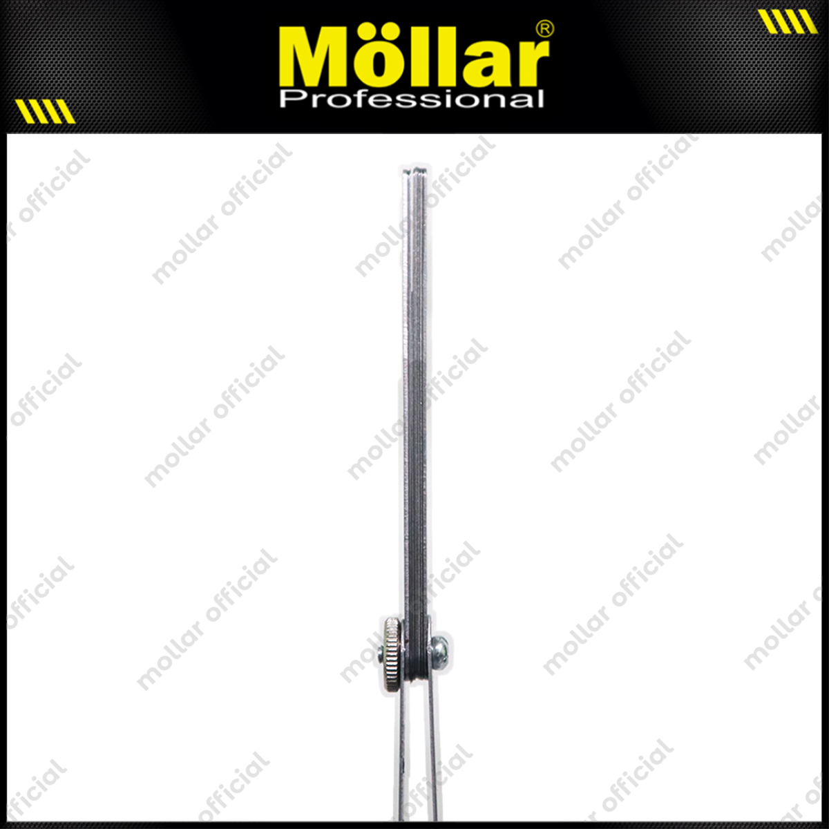 MOLLAR K17340 Feeler Gauge 17 Blades 0.02 mm - 1 mm