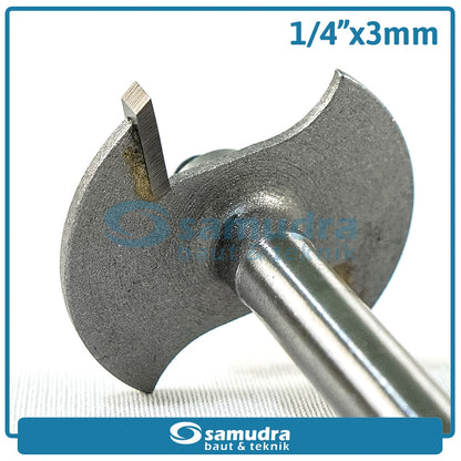 MODERN Mata Profil Sloting Bit 3 mm / Trimmer Bit 1/4"