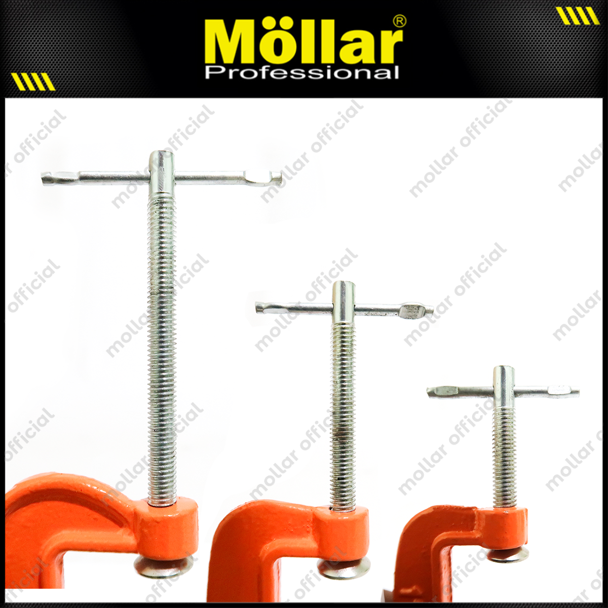 BISON D08860 Klem C Set 3 pcs