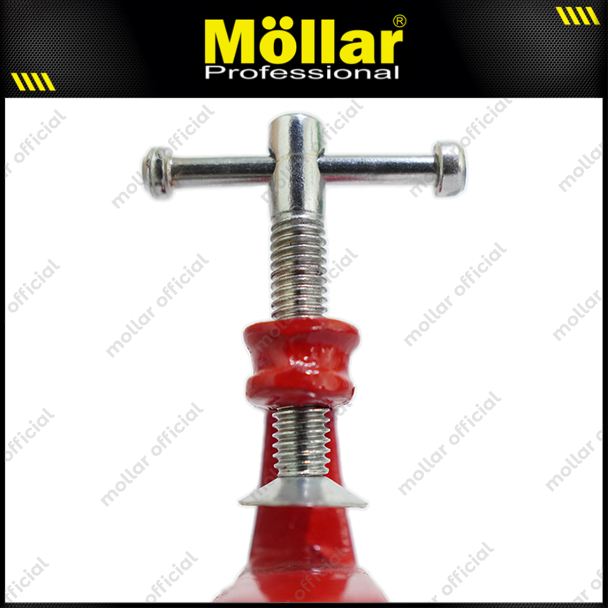 HDT Catok Meja Mini 40 mm / Tanggem Fixed Based Merah