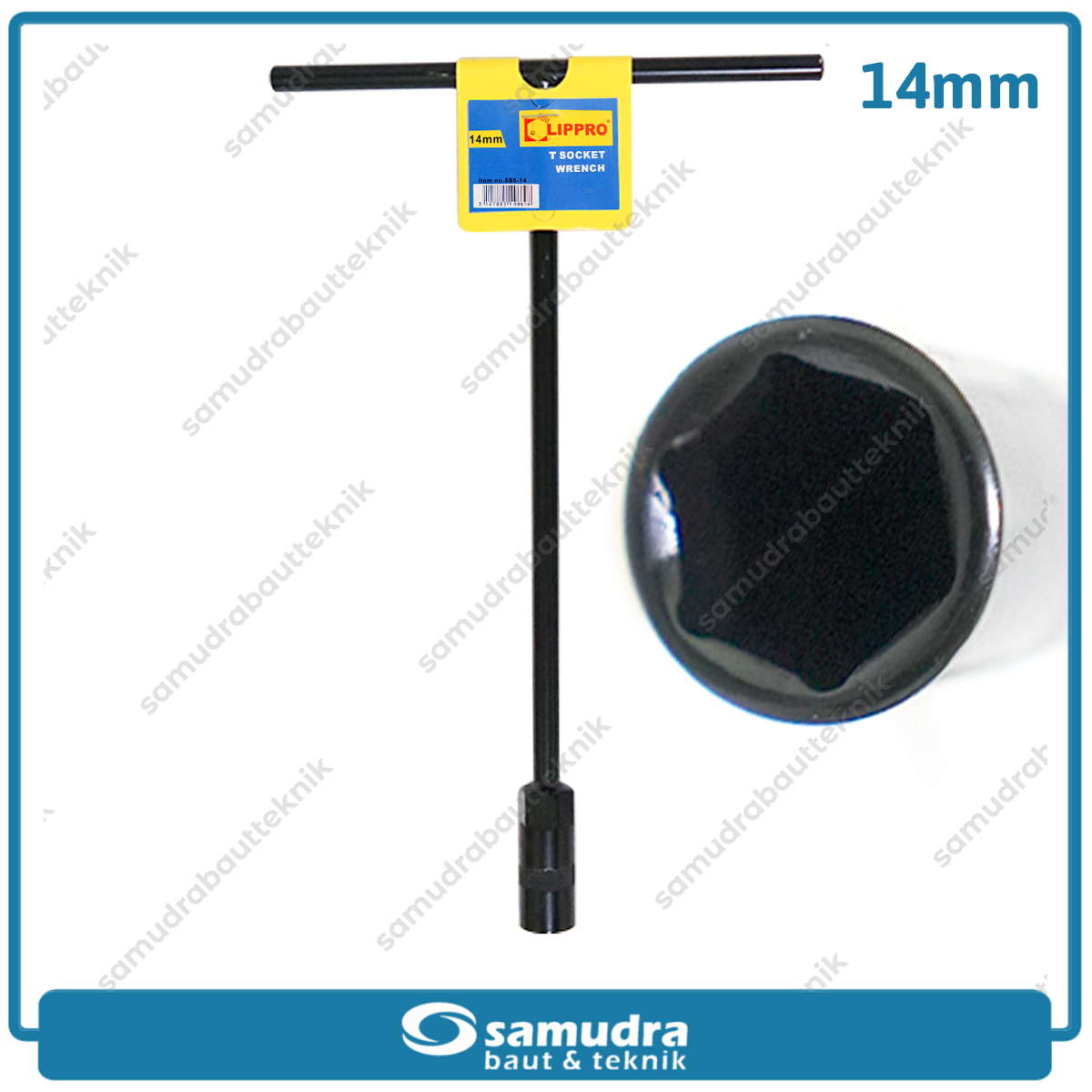 LIPPRO 886-14 Kunci Sok T Hitam 14 mm