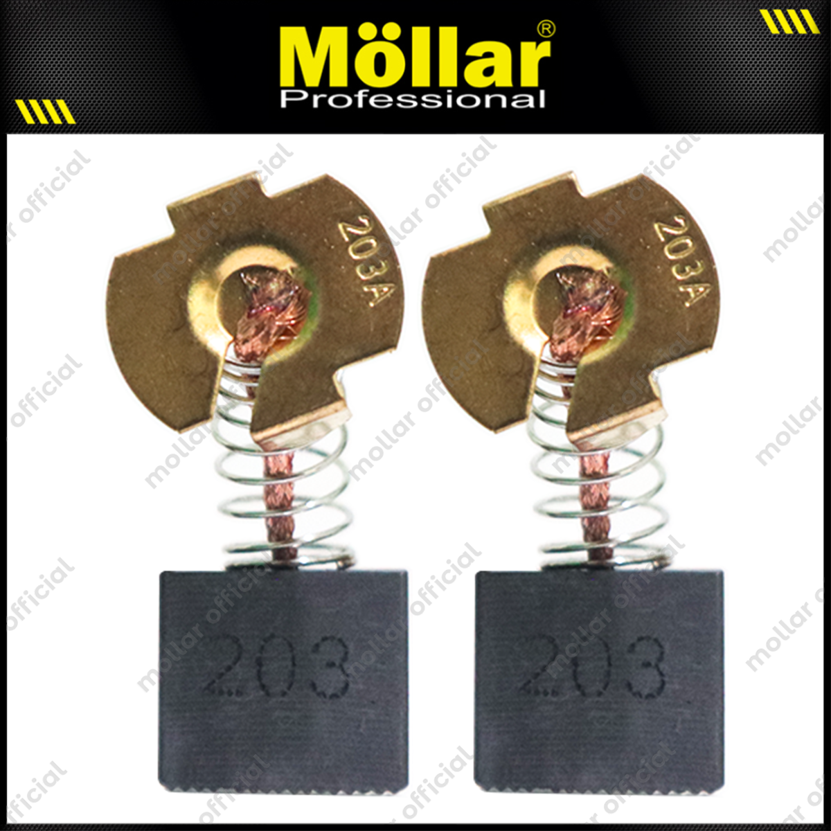 MOLLAR Carbon Brush CB203A / Mesin Cut Off CM3550