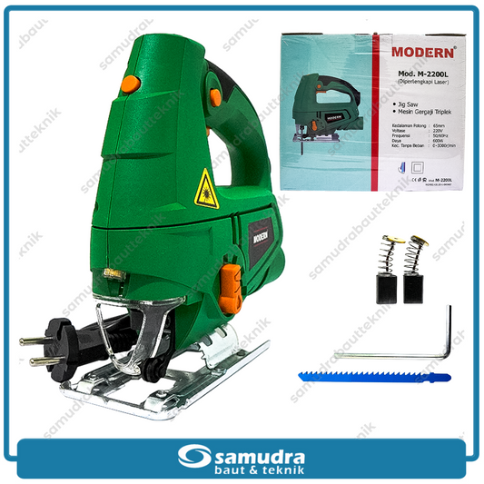 MODERN M-2200L Mesin Jigsaw Listrik Laser Variable Speed
