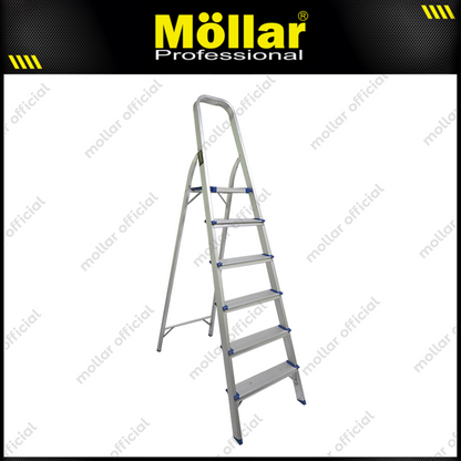MOLLAR Tangga Rumah Aluminium 6 Step 1.8 meter