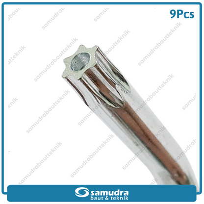 IZUMO Kunci L Set Panjang Bintang 9 Pcs T10-T50