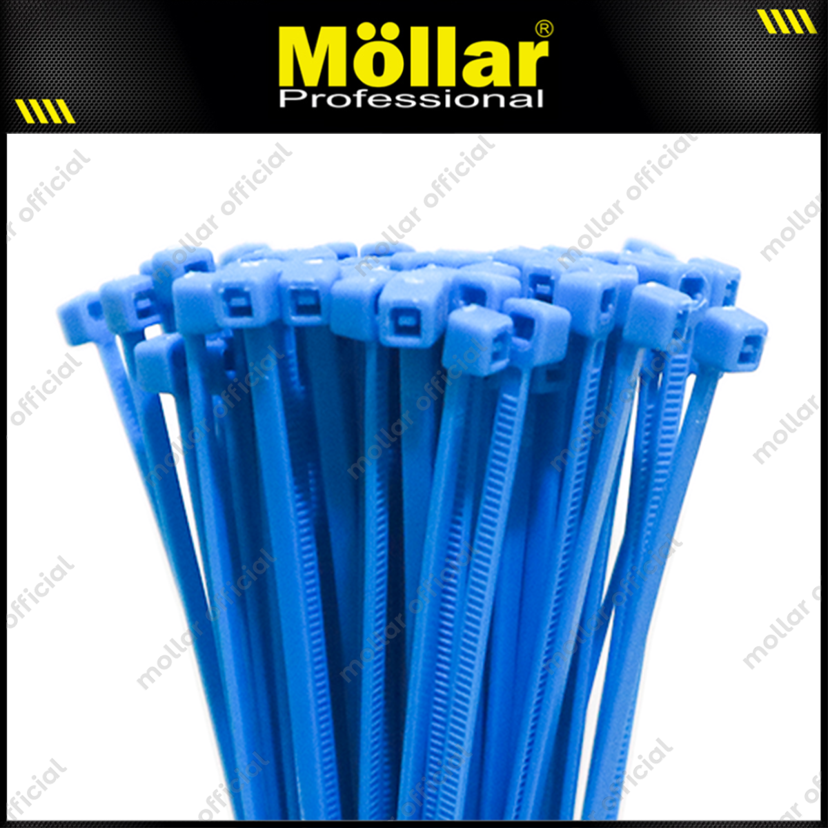 MOLLAR KT-25150 Kabel Ties 2.5x150 mm Biru