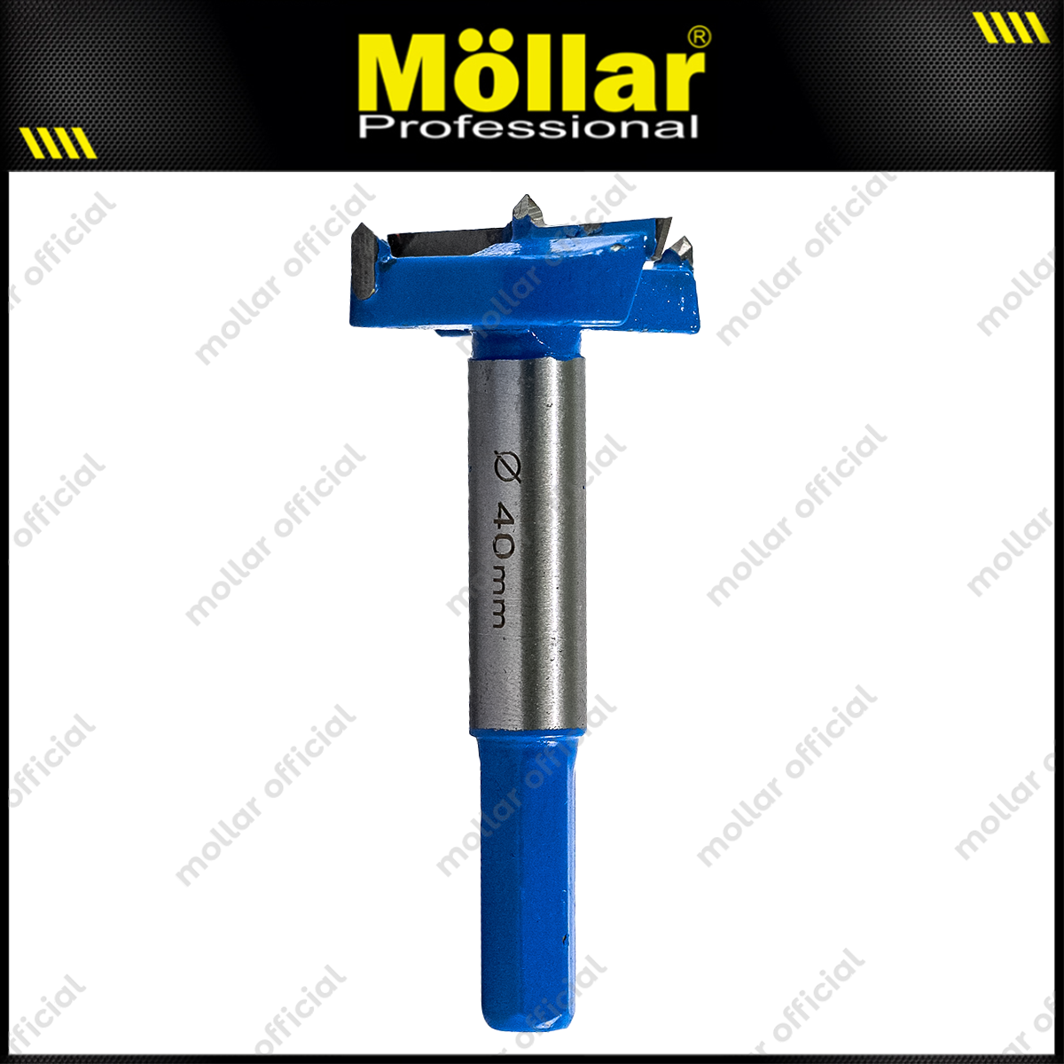 BISON D80981 Mata Bor Kayu Engsel Sendok 40 mm / Forstner Bit