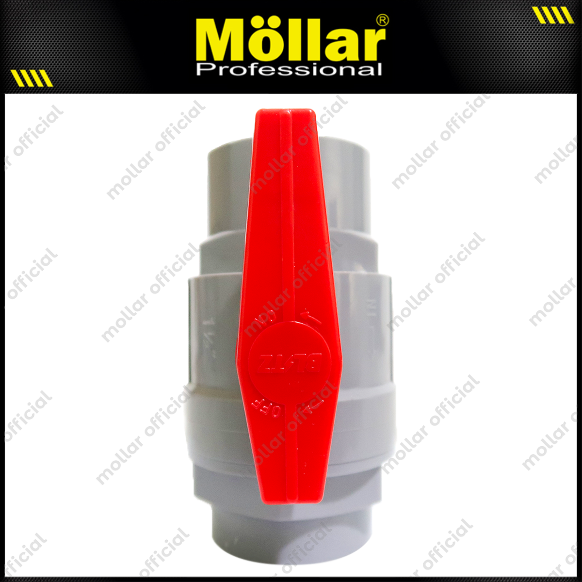 BLITZ PI-931 Stop Kran Plastik 1-1/2" / Ball Valve PVC