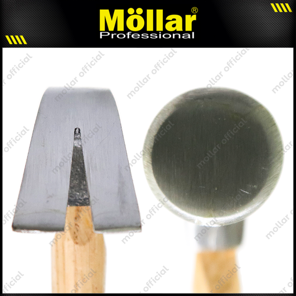 BISON Palu Kambing Gagang Kayu 16 oz 1 Lb 0.5 Kg