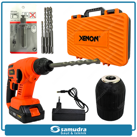 XENON CHD1845 Mesin Bor Bobok Baterai 18V / Cordless Hammer Drill