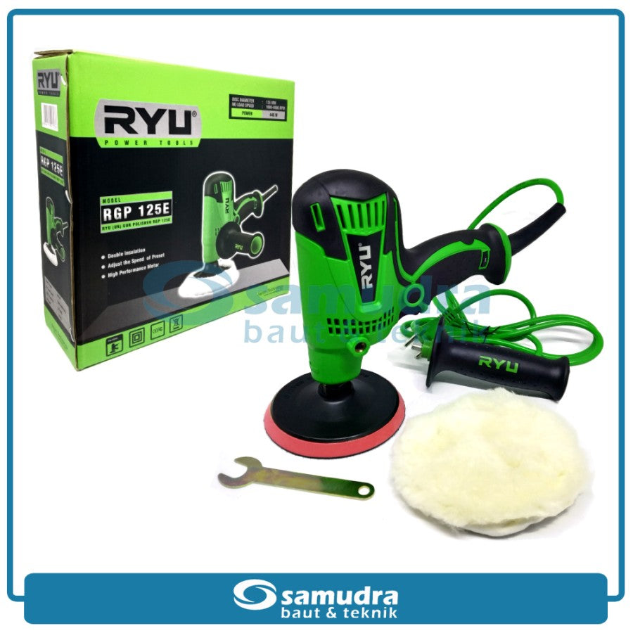 RYU RGP125E Mesin Poles Listrik 5" / Polisher