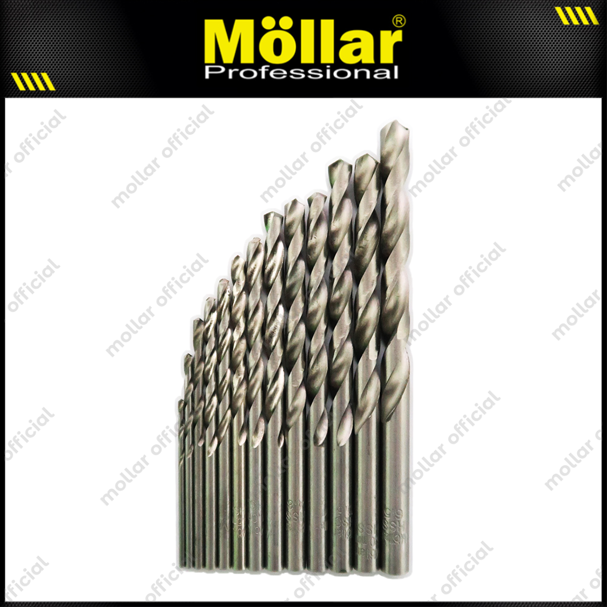 MOLLAR Mata Bor Besi Set 13 pcs (1-6.5 mm)
