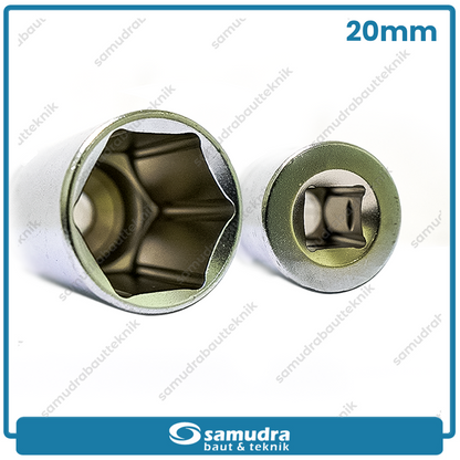 LIPPRO 3101M-20 Mata Sok 1/2" 6PT 20 mm