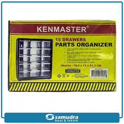 KENMASTER RAK-017 Rak Susun 15 pcs / Rak Drawer 15 Slot
