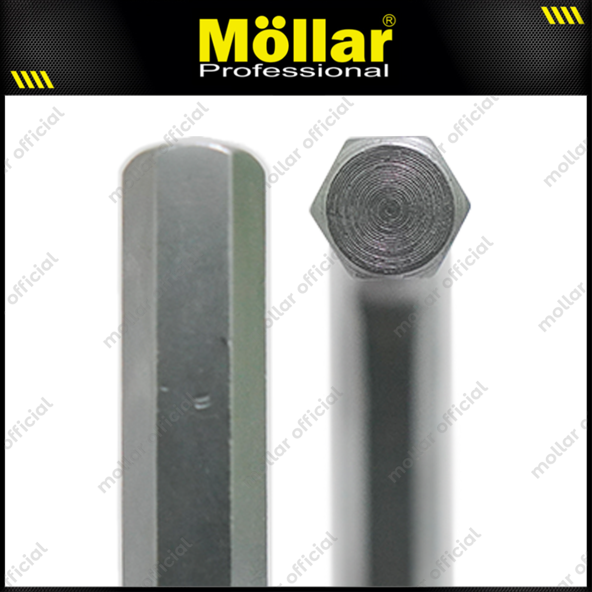 MOLLAR MLR-260309 Kunci L Set Panjang Flat 9 Pcs 1.5-10 mm
