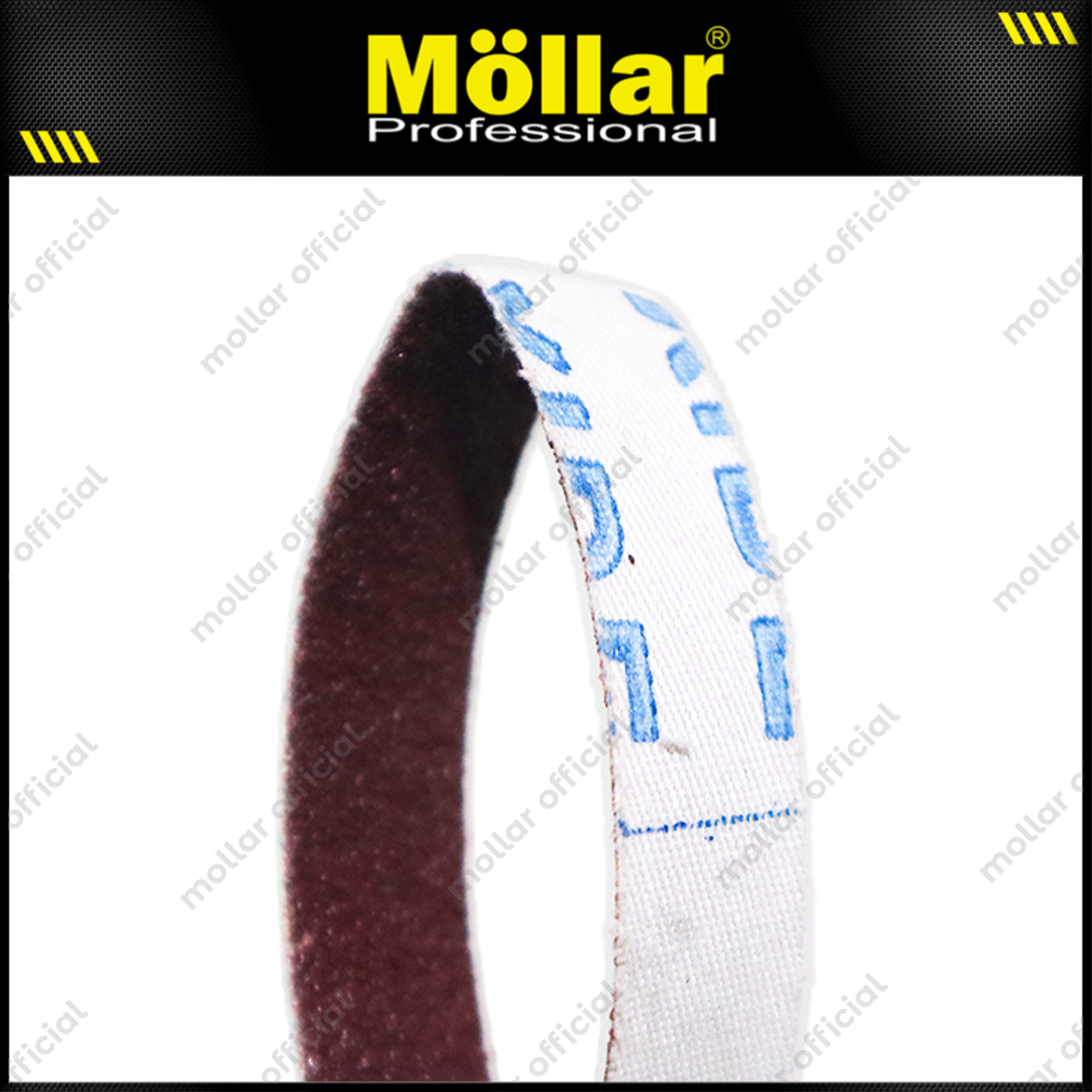 MOLLAR Mata Amplas Sabuk No 60 Adaptor Mesin Gerinda Belt Sander - 10 Pcs