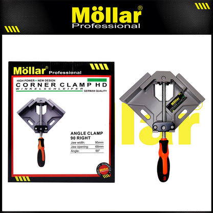 MOLLAR D13740 Klem Sudut Alumunium 68 mm Heavy Duty
