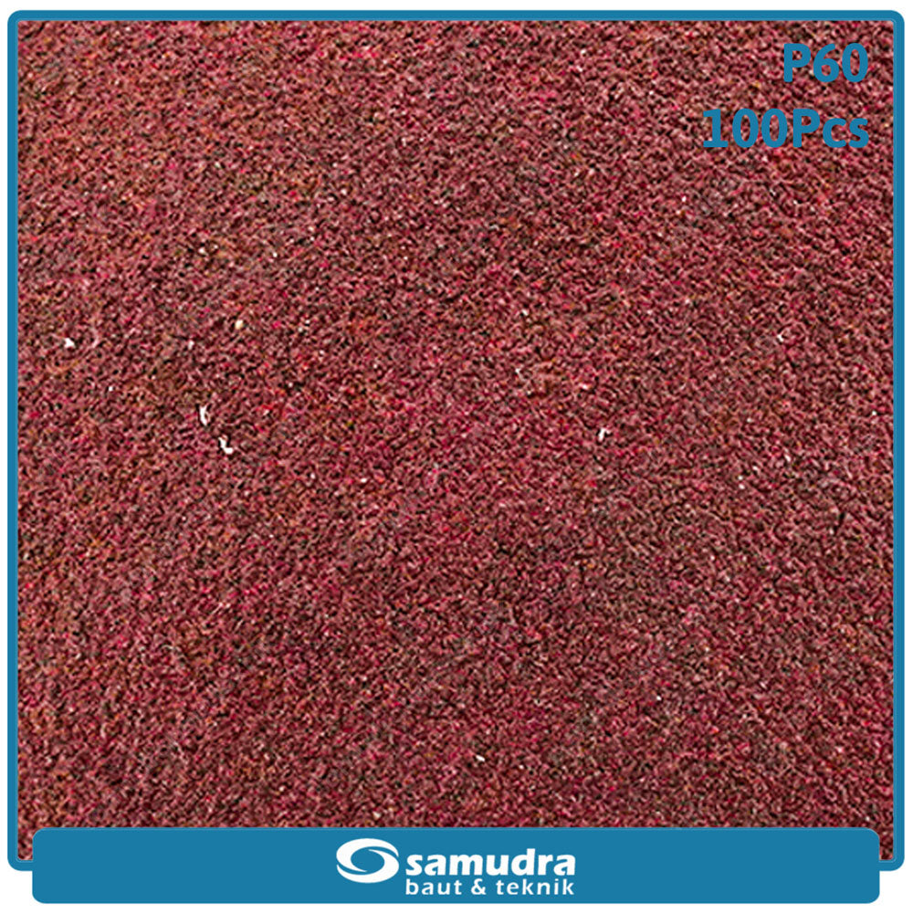 MST 100 Pc No. 60 Amplas Bulat Velcro Tempel Mata Gerinda Disc 4 Inch