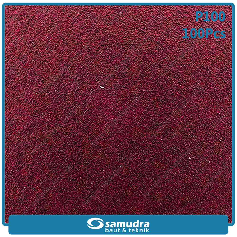 MST 100 PC NO. 100 Amplas Bulat Velcro Tempel Mata Gerinda Disc 4 Inch