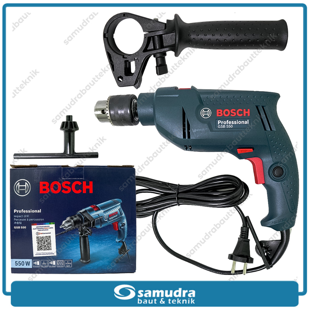 BOSCH GSB550 Mesin Bor Beton Listrik 13 mm / Impact Drill
