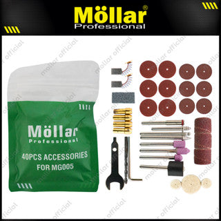 MOLLAR AFMG40 Aksesoris Mesin Mini Grinder Set 40 pcs / Rotary Tools